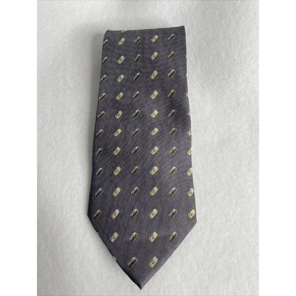 Men's Tie from Thai Land Gray/White Hand Made 100% Silk - Picture 3 of 10